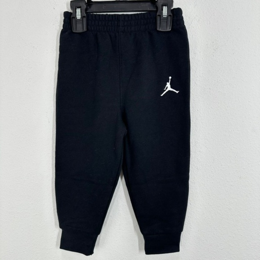 Nike Air Jordan Kids Black Sweatpants Joggers Athletic Logo Toddler Size 24M NWT